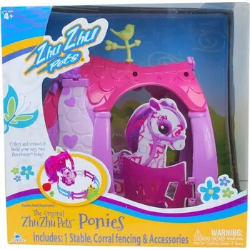 Figurka ZHU ZHU PETS Poníci STÁJ PRO KONĚ