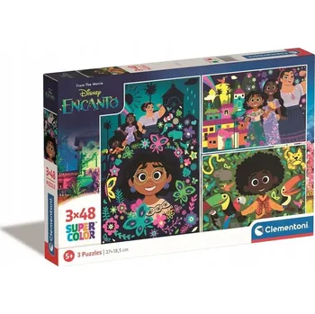 Puzzle Puzzle 3x48 dílků Super Kolor Disney Encanto