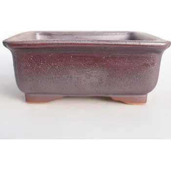 Květináč Keramická bonsai miska 12 x 9,5 x 5 cm kovová