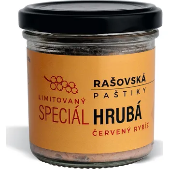 Paštiky Rašovská Paštika Hrubá Červený rybíz 115g