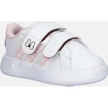 Chlapecká obuv Dětské tenisky adidas GRAND COURT MINNIE bílá barva, JR8130 00X, EUR 26