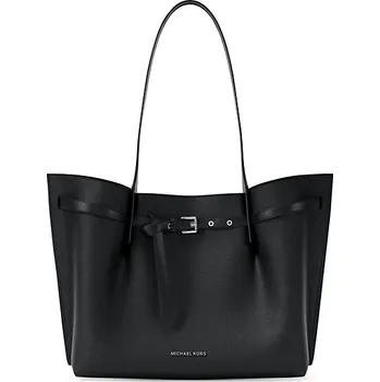 Michael Kors kožená kabelka Emilia large černá + doprava zdarma