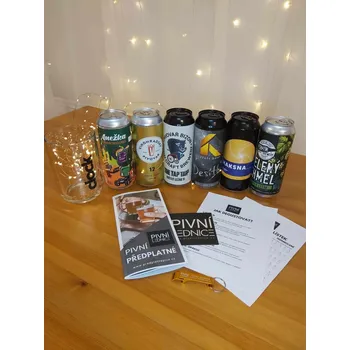 Pivo Předplatné LEŽÁKŮ 6 ks plechovek čtvrt roku