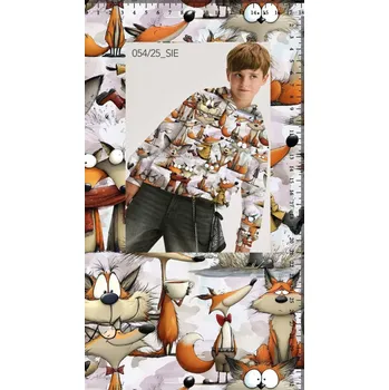 Teplákovina nepočesaná- Lišáci