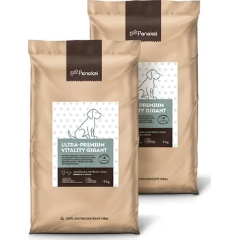 Krmivo pro psa Panakei Granule pro štěňata obřích plemen Příchuť: Jehněčí+Hovězí 18kg