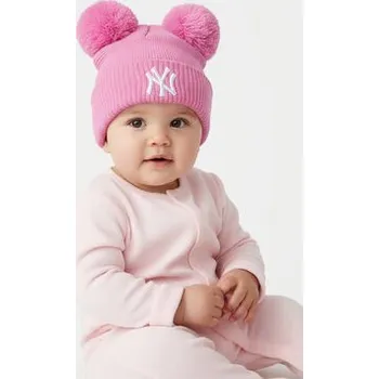 Módní doplněk Čepice New Era Child Double Pom Se 60565308 Růžová OS