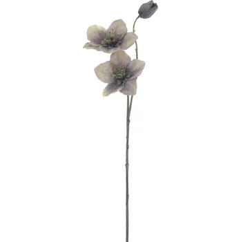 umělá květina umělé květiny, Čemeřice větev „Caseros“ zelená 56 cm