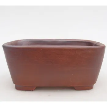 Květináč Keramická bonsai miska 13,5 x 10,5 x 6 cm kovová