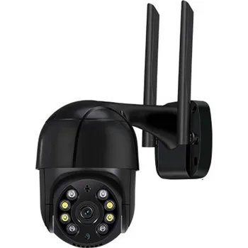 IP kamera 4K UltraHD 8MPx Wi-Fi Venkovní OTOČNÁ IP kamera AUTO-TRACK H.265, ONVIF, slot na SD karty, AUDIO ČERNA (Bezdrátová Wi-Fi venkovní IP kamera se špičkovým rozlišením obrazu 4K UltraHD 8MPx, automatickým sledováním pohybujících se objektů a nahráváním na SD)