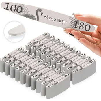 Pilník na nehty Elipsa 100/180 Slim Aba Group Sada 500 ks