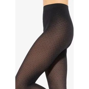 Dámské oblečení Vzorované silonky Gatta Loretta 159 - 50 DEN Černá 2-S