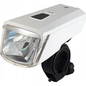 Cyklosvítilna Přední světlo Union 1 LED 30LUX USB Akumulátor BÍLÉ