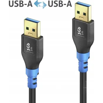 Datový kabel PURELINK FI-U310-010 FLEXINSTALL USB kabel A-A USB 3.2 3A 5V 15W 5 Gbps 1 m
