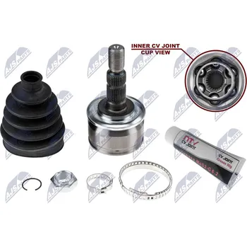 Poloosa kola Sada kloubů pro hnací hřídel NTY NPZ-PL-048