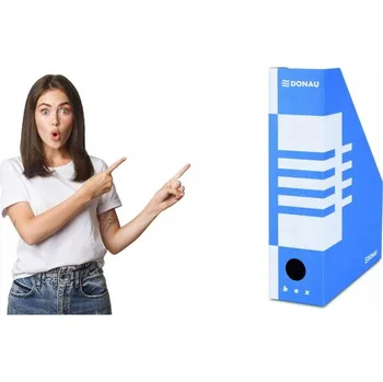 Zásobník na dokumenty Donau A4 modrý