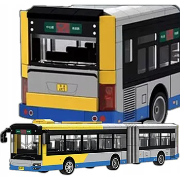 ostatní stavebnice STAVEBNICE TECHNICKÁ MODEL MĚSTSKÝ KLOUBOVÝ AUTOBUS 415 DÍLKŮ