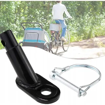 Příslušenství pro čtečku elektronické knihy UNIVERZÁLNÍ ZÁVĚS PRO PŘÍVĚSNÝ VOZÍK ZA KOLO, ŽELEZNÝ SPOJOVACÍ ČERNÝ DÍL