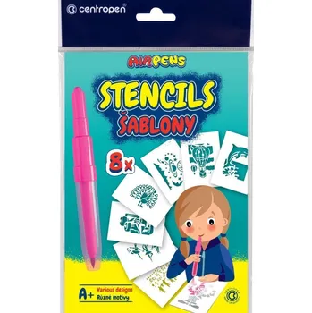 omalovánky Centropen šablony k foukacím fixům 9996 A+ mix motivů I