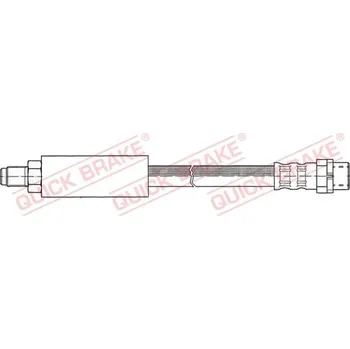 Brzdová hadice Brzdová hadice QUICK BRAKE 37.031