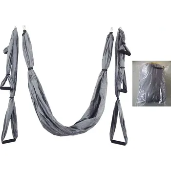 Plavecké rukavice Aerial jóga závěs na yogu - šedá (YGA4)