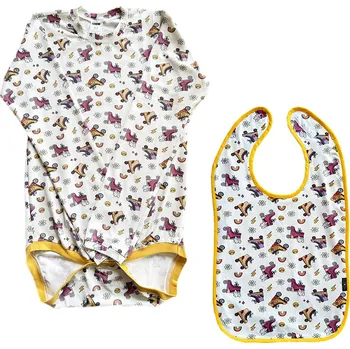 Body Set: Bodytriko s "neviditelným" bryndákem (brusle) Velikost: 158