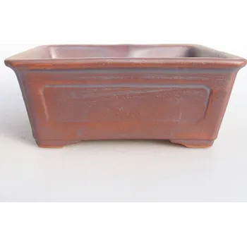 Květináč Keramická bonsai miska 13,5 x 10 x 5,5 cm kovová