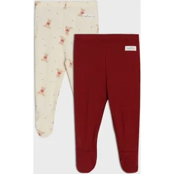 Oblečení a móda Sinsay - Kalhoty 2 pack - burgundy - 830FW-53X - 830FW-53X-80