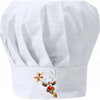 Čepice Vánoční čepice pro kuchaře/kuchařku - Sváteční Sob - Skvělý Dárek