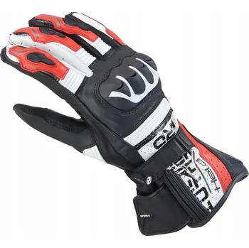 Moto rukavice RUKAVICE HELD CIRCUIT 22013 ČERNO BÍLO ČERVENÉ M VÝPRODEJ