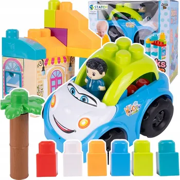 ostatní stavebnice Velké plastové Stavebnice auto se sadou 40 dílků Stator Z982