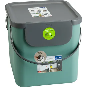 Odpadkový koš Odpadkový koš plastový Rotho 40l zelený