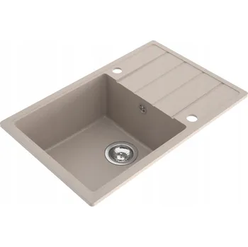 Granitový dřez Jednokomorový granitový dřez Milo Metro béžový