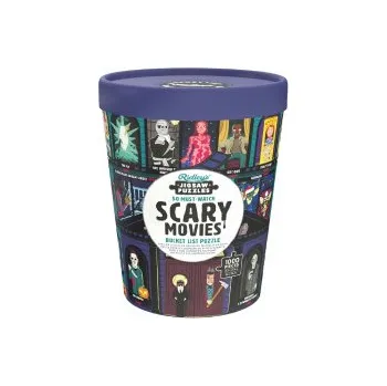 Hračka 50 Must-Watch Scary Movies Bucket List 1000-piece Puzzle (Ridley's Games)(Puzzle)