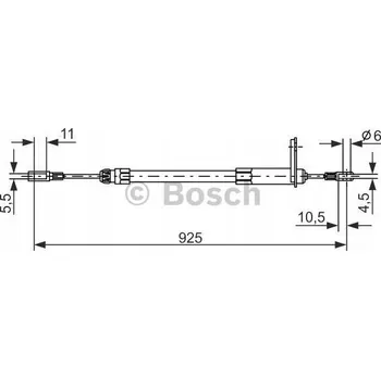 Brzdová hadice Bosch 1 987 477 220 Lanko ruční brzdy