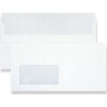 Obálka Obálka s okénkem DL (110 x 220 mm) bílá 1000 ks