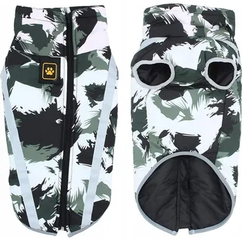 Obleček pro psa Psí bunda teplá reflexní vesta větruodolná vel. 3XL zelená