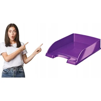 Zásobník na dokumenty Leitz A4 fialový