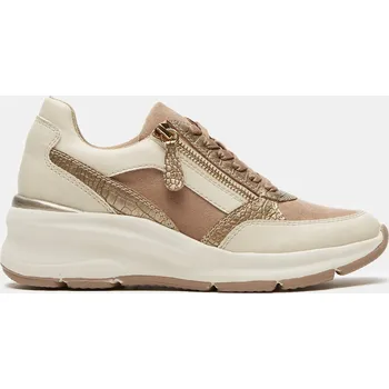 Dámské tenisky Baťa dámské tenisky na vysoké platformě béžové, vel. 35