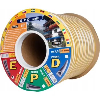 Těsnění do okna a dveří Okenní těsnění bílé Stomil 0,9 x 100 x 8 mm