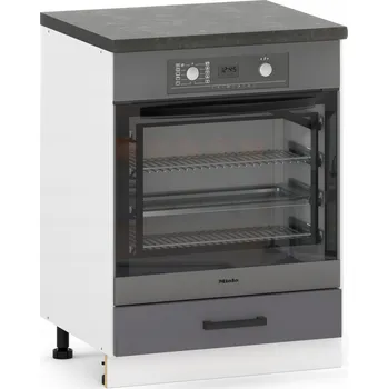 Kuchyňská skříňka SKŘÍŇKA POD VESTAVNOU TROUBU, TROUBA 60CM GRAFIT