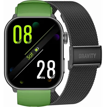 Elektronika SMARTWATCH UNISEX GRAVITY GT28-1 - VOLÁNÍ BLUETOOTH, DODATEČNÝ PÁSEK (sg037a) Barva (Varianta): tay-56410-uniw