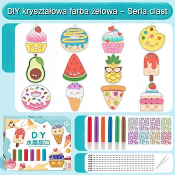 kreativní sada DIY Sada na Výrobu Šperků s Křišťálovými Obrázky pro Děti