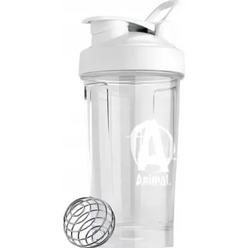 Shaker Universal Nutrition Animal Clear Průhledný Bílý Šejkr - šejkr 500ml