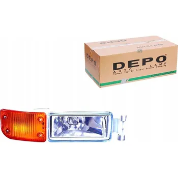 Posilovač řízení Halogenové světlo Depo 449-2001R-UE-Y