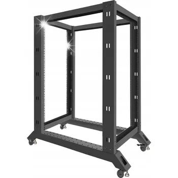 Racková skříň LANBERG Otevřený rack 22U 600x1000 černý