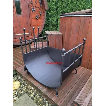 Krbové nářadí Koš na dřevo probíjená tyč 10,krbové nářadí