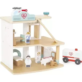 Dřevěná hračka VIGA, Dřevěná nemocnice
