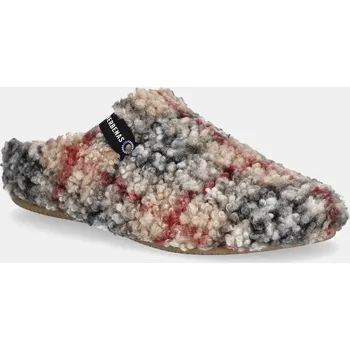 Dámské pantofle Pantofle Verbenas YORK PLAID BORREGO béžová barva, 5860500040 5860500040.BEIGE 80X, EUR 39