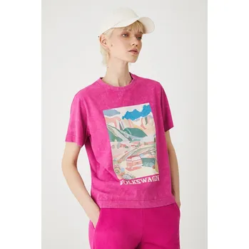 Bavlněné tričko Medicine RS25.TSDA70 fialová 44X, vel. XL