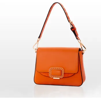 Kabelka CROMIA GRACE kožená kabelka - oranžová